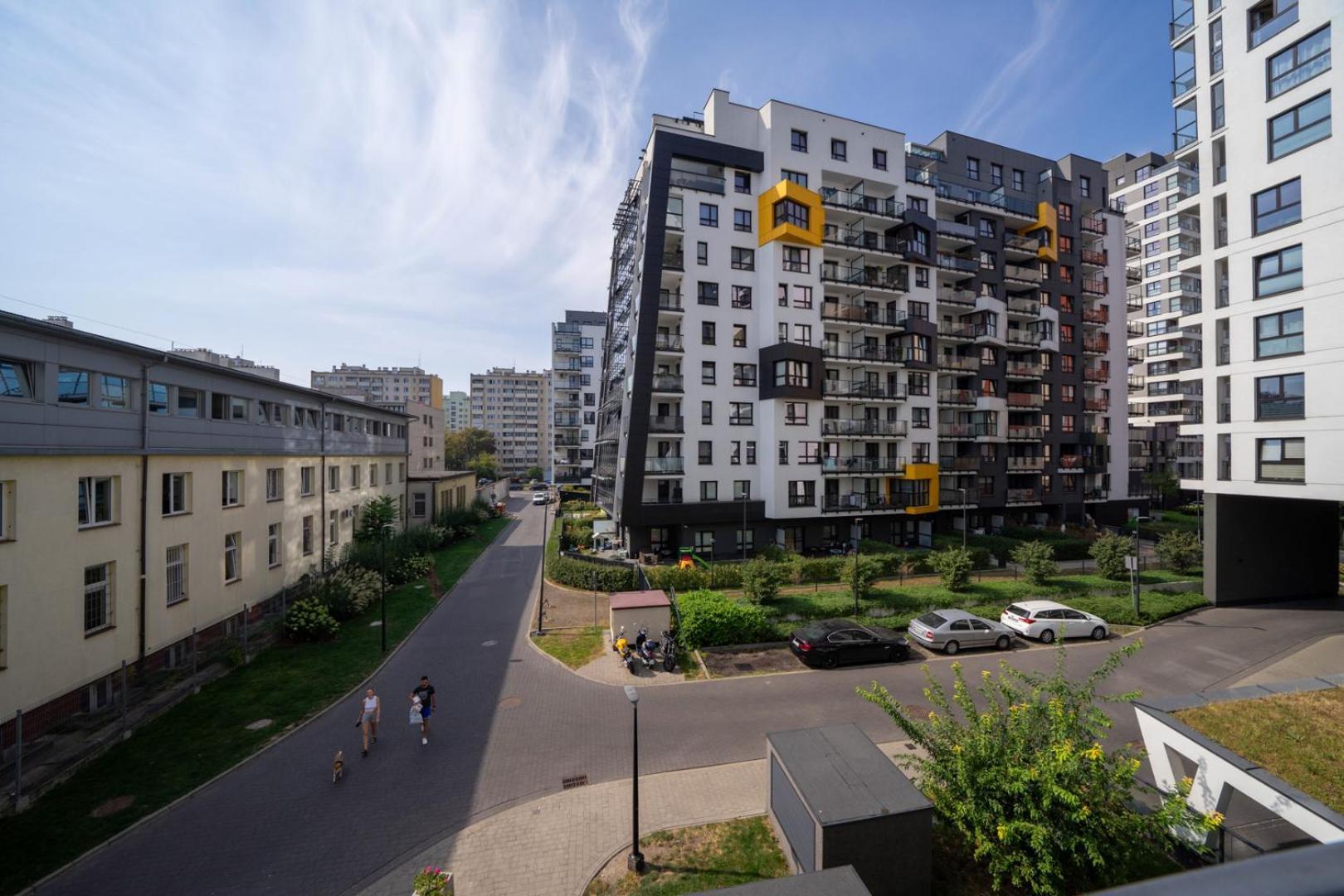 Skierniewicka - Parking, Workspace, Balcony - By Rentujemy Apartmán Varšava